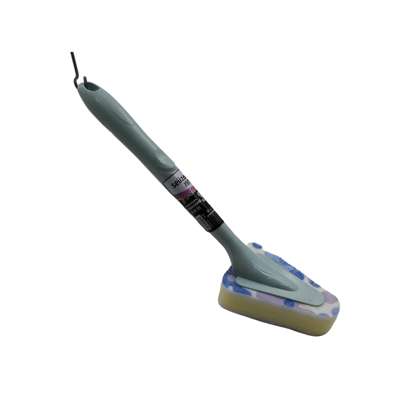 Cleaning Supplies Kitchen Handle Universal Triangular Sponge Multifunctional Bathroom Brush Long Handle Kitchen  Dining  Bar - Happy Price - Image 4