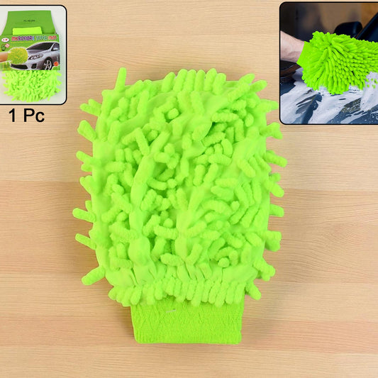 Microfiber Car Wash Glove Mitt For Carbikehome  Surface - Happy Price - Image 1