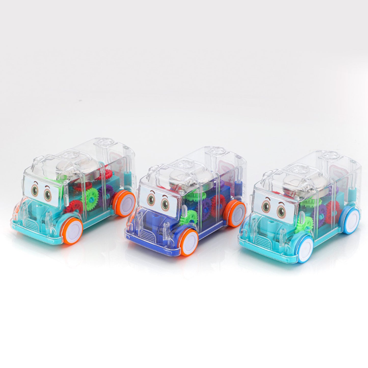 Transparent Musical Mini School Bus Toy For Kids - Happy Price - Image 3