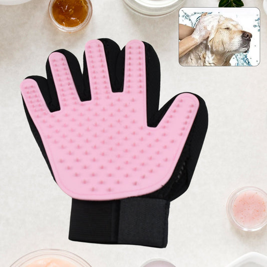 Pink True Touch Gloves Gloves Bathing Tool (1 Pc) - Happy Price - Image 1