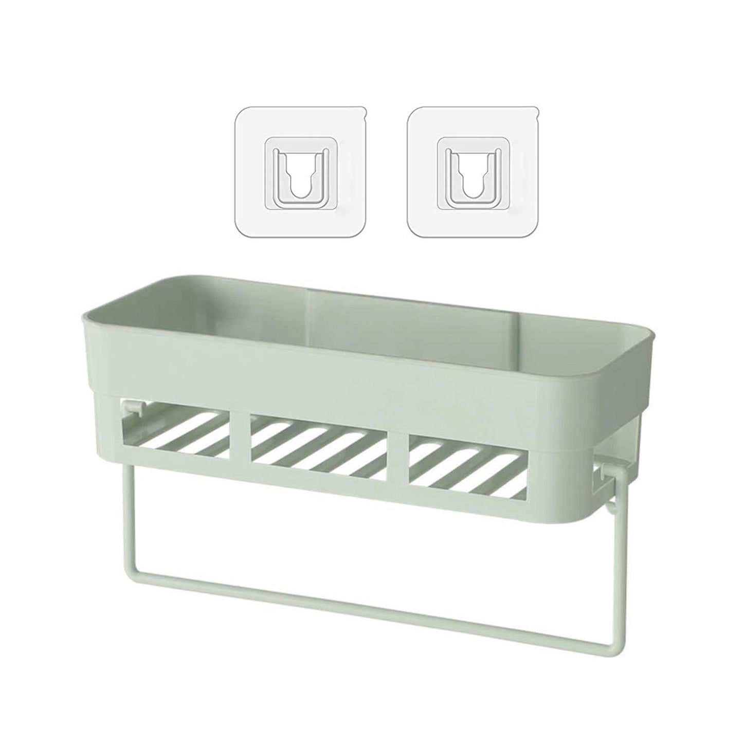 Multipurpose Kitchen Bathroom Shelf Wall Holder Storage Rack Bathroom - Happy Price - Image 5