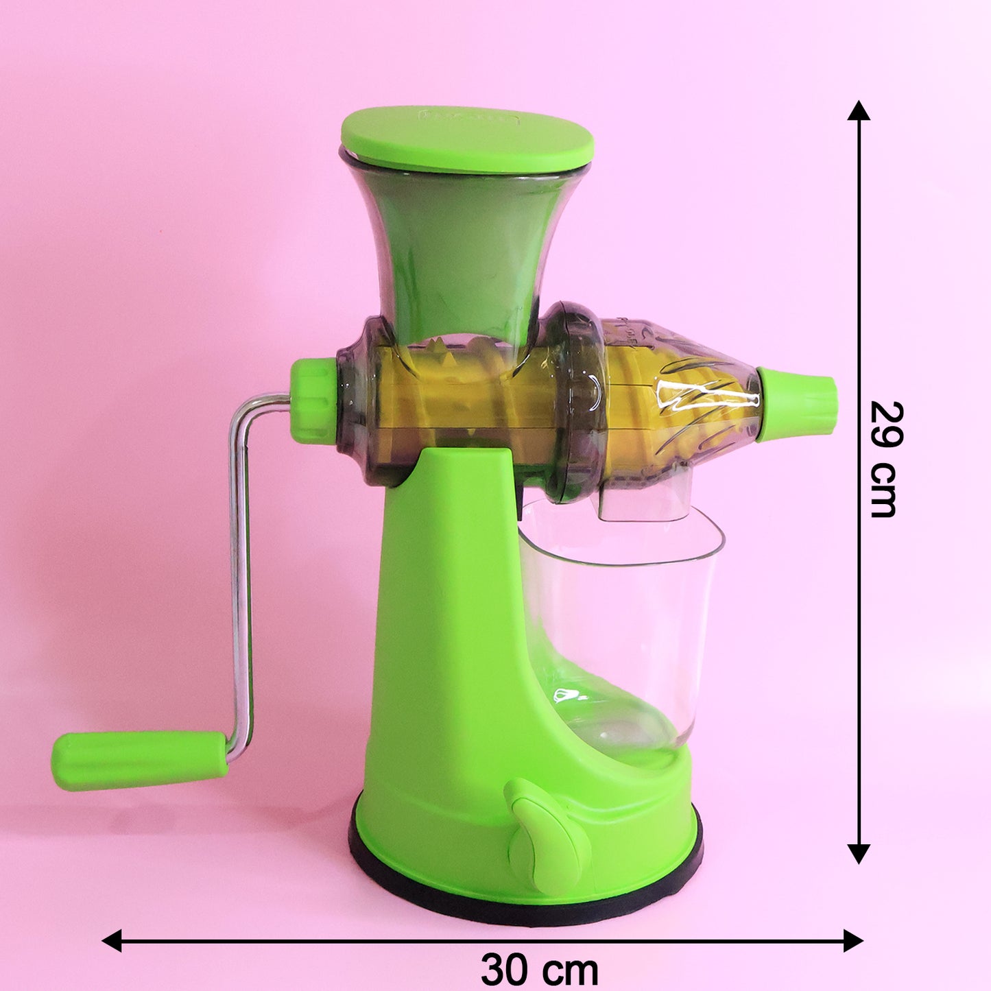Manual Fruit and Vegetable Juicer with Hand Crank and Suction Base - 1 Pc - Happy Price - Image 3