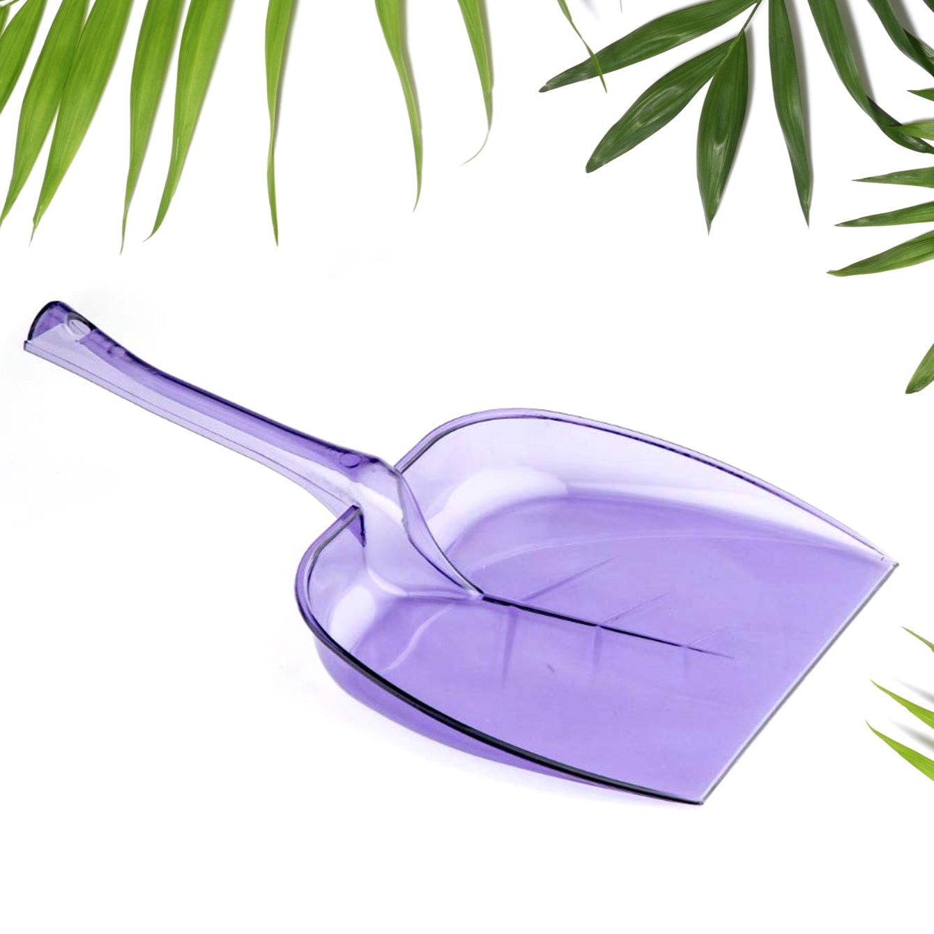 5912 Plastic Unbreakable Dustpan Big Size With Long Handle Dust Collector Pan For Home And Kitchen(Pack Of 1pc) - Happy Price - Image 1
