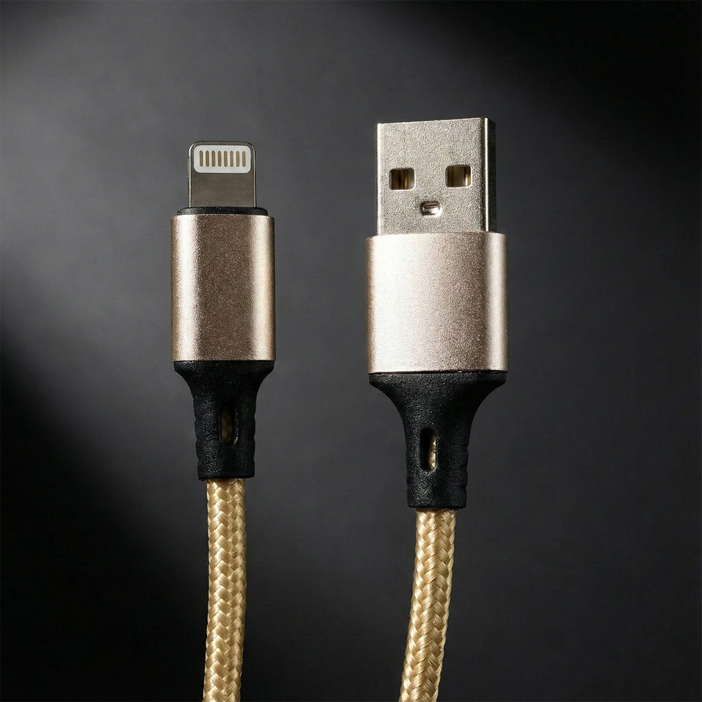 1 Meter Braided Lightning Cable for iPhone Charging - Happy Price - Image 3
