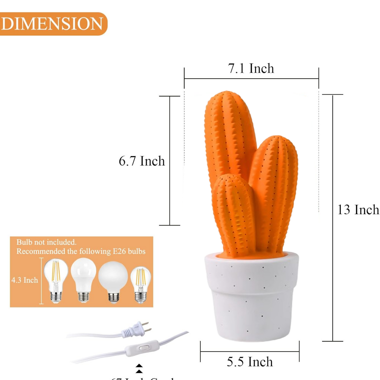 Elegant Ceramic Table Lamp for Home & Office (1 Pc) - Happy Price - Image 2