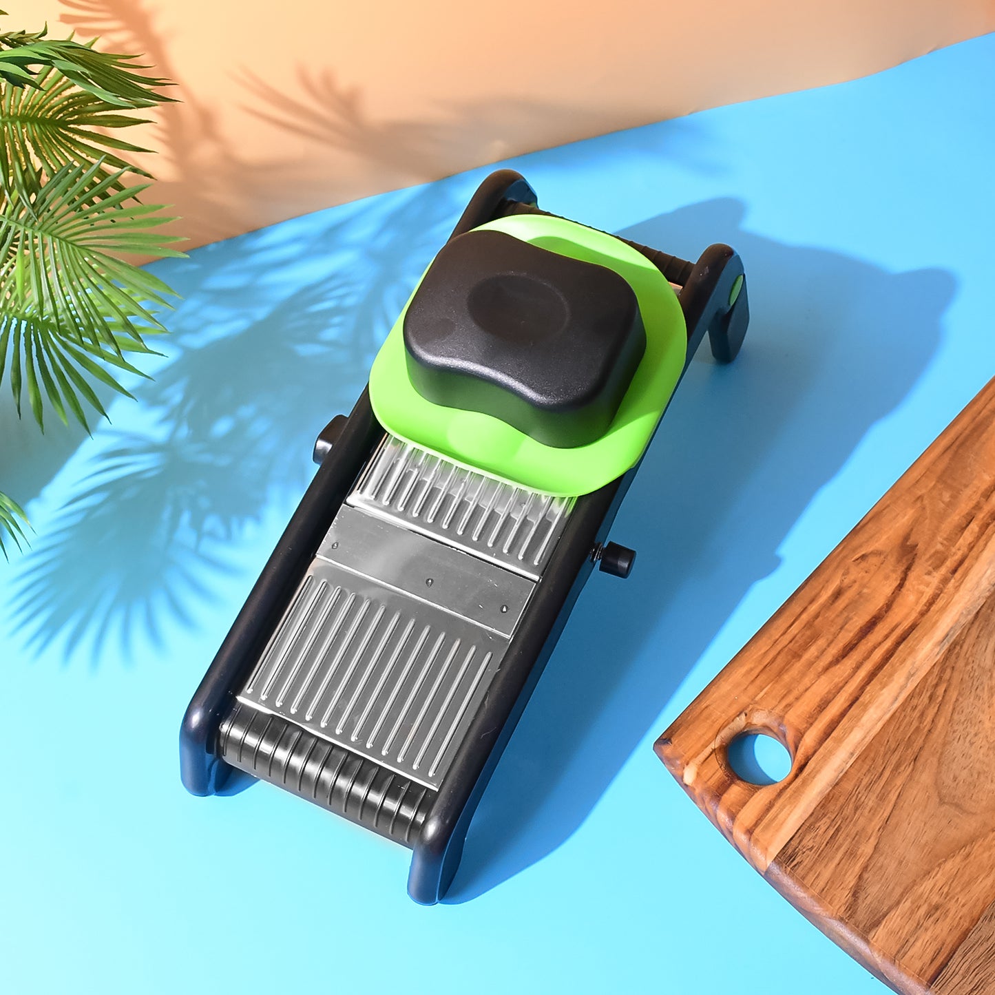 Adjustable Vegetable Slicer with Stainless Steel Blades - 1mm to 6mm Thickness - Happy Price - Image 4