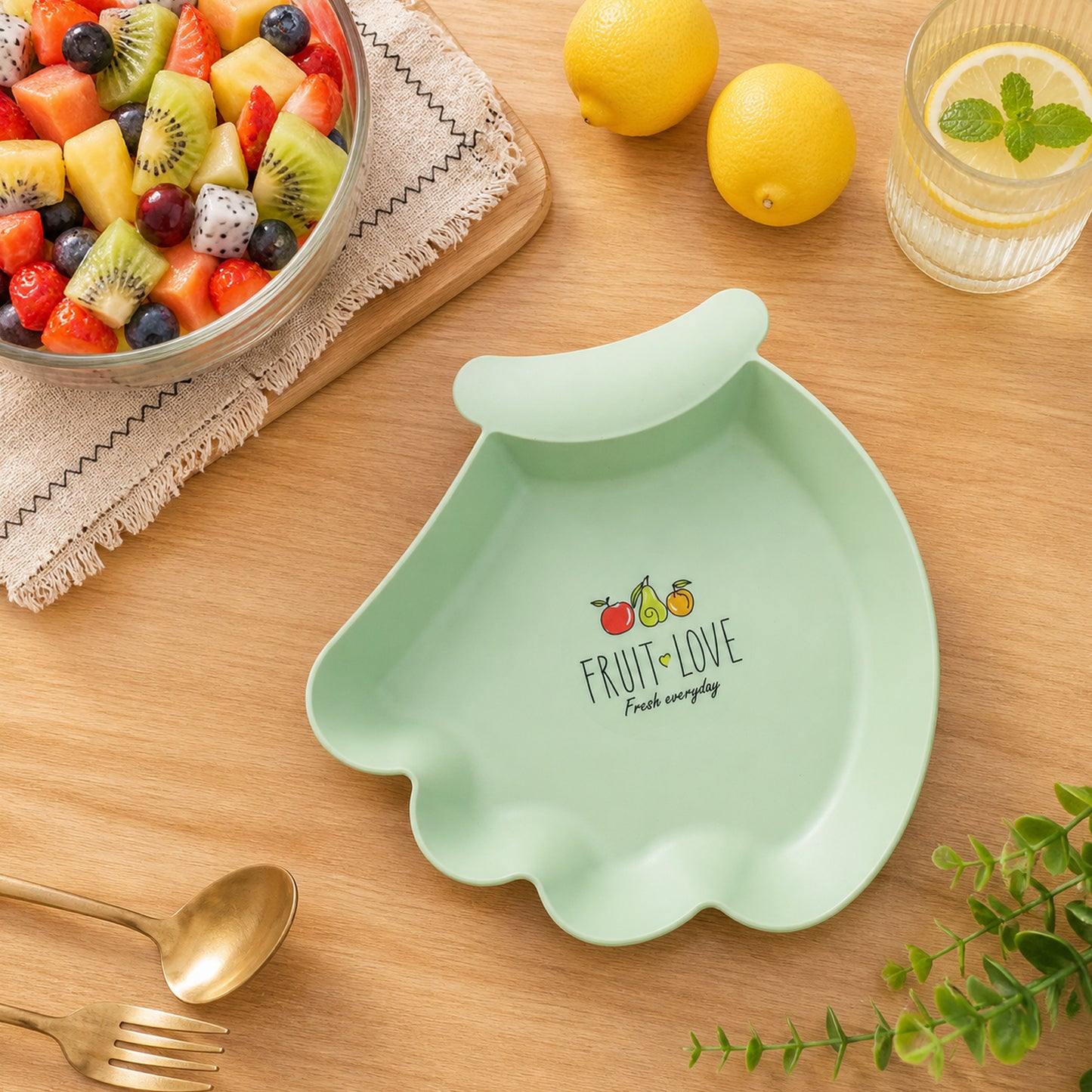 Cute Cartoon Kids Serving Tray with Handle - 1 Pc Mix Color - Happy Price - Image 3