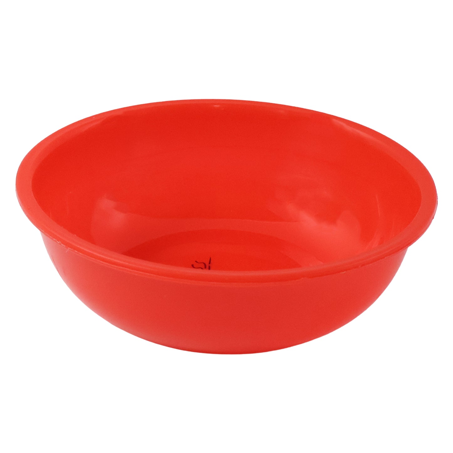 6 Inch Red Deep Serving Bowl - Durable Plastic Kitchen Bowl (1 Pc) - Happy Price - Image 2