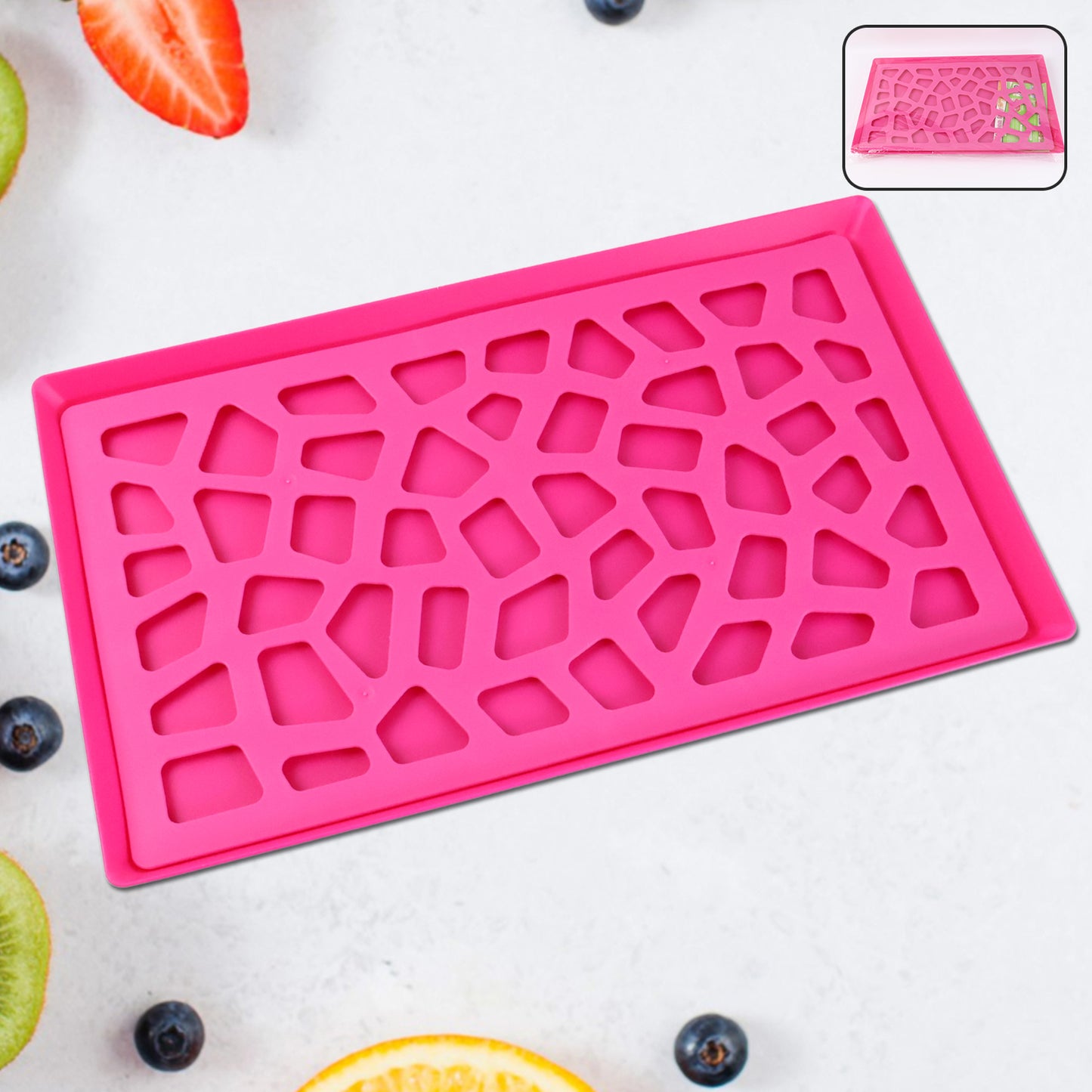 Plastic Kitchen Tray With Modern Hollow Design (40x25 Cm) - Happy Price - Image 6