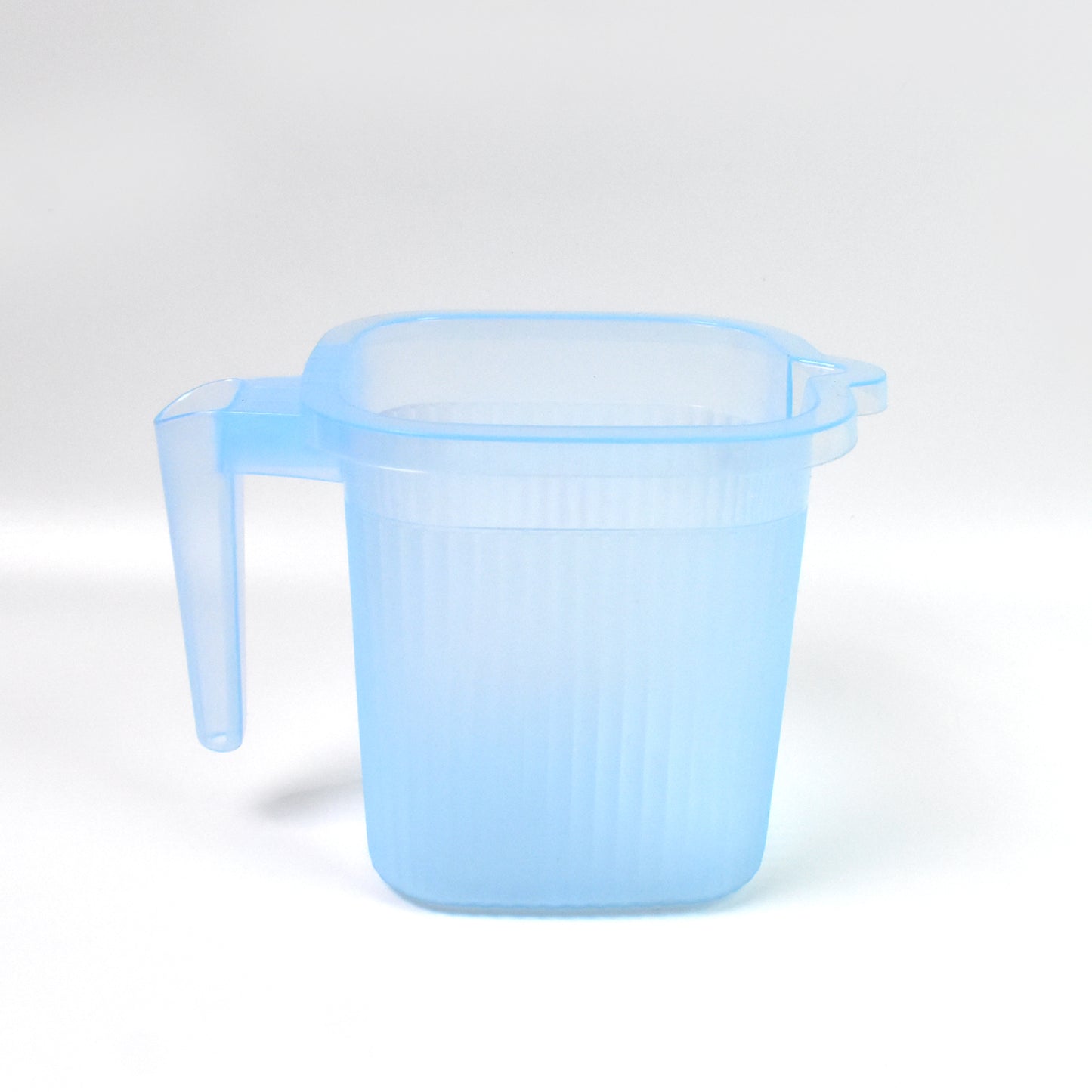 Plastic Square Transparent  Bath Water Mug (1 Pc  1000 Ml  Mix Color) - Happy Price - Image 4