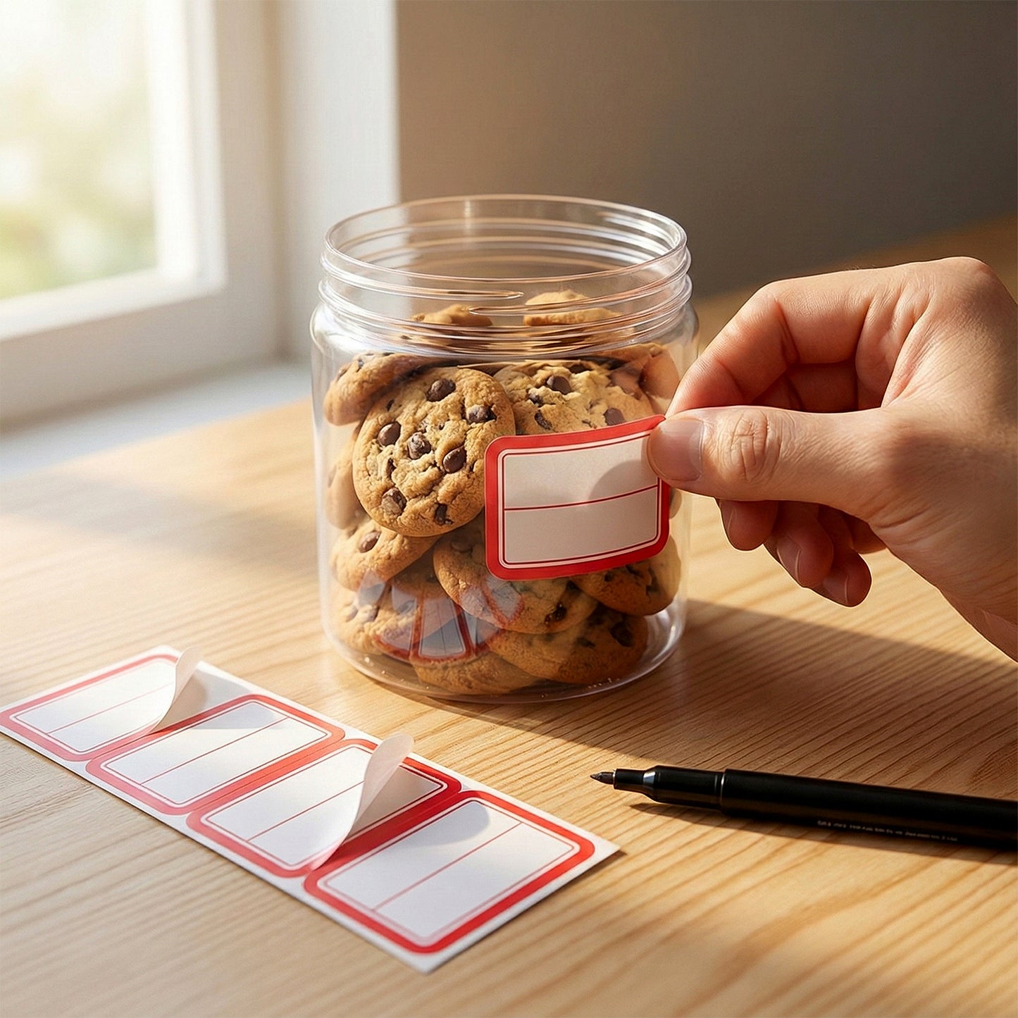 Writable Label Stickers - 50 Sheets for Easy Organization - Happy Price - Image 6