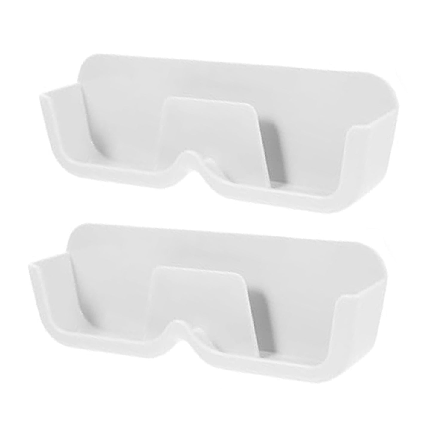 Wall Mount Sunglass Organizer Simple Space Saving Glasses Storage Box Eyewear Stand Holder For Showcase Bedroom Apartment With 2 Pc Double Sided Adhesive Sticker (2 Pcs Set) - Happy Price - Image 4