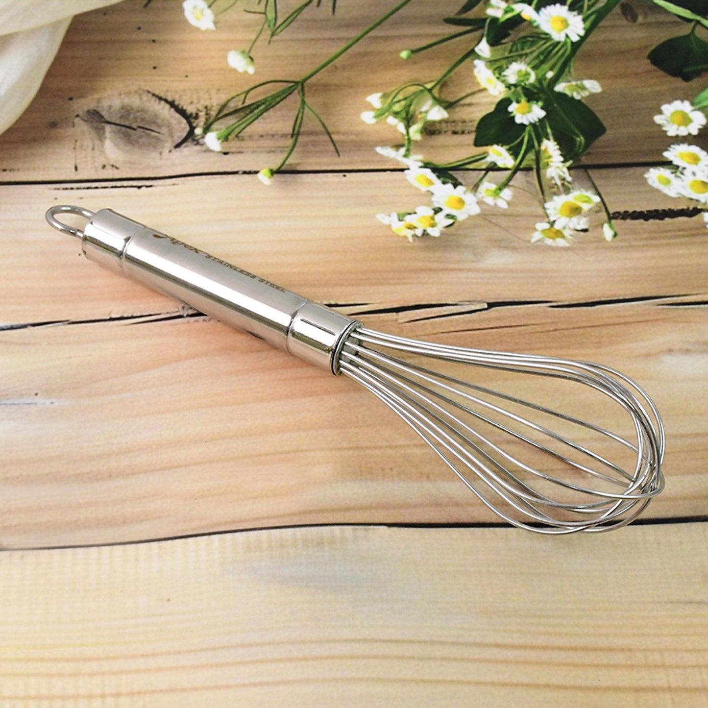 Apex Stainless Steel Small Hand Whisk for Baking & Cooking (1 Pc) - Happy Price - Image 6