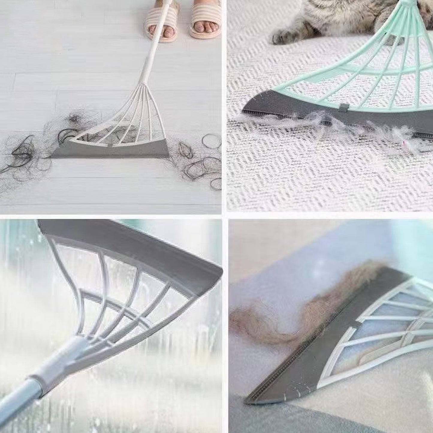 Eco-Friendly Broom with Scraper for Home Cleaning - Happy Price - Image 4