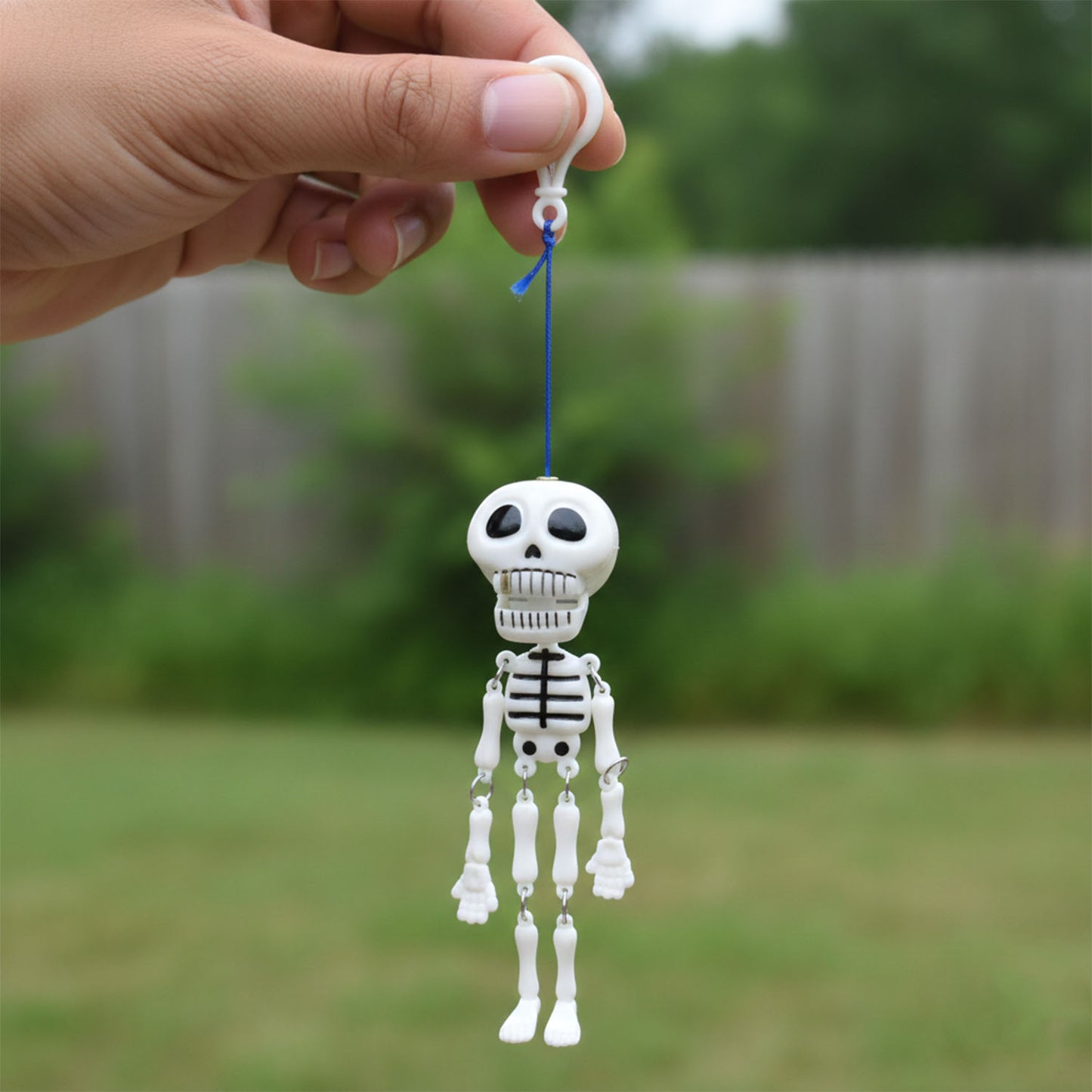 Hanging Skeleton Doll Keychain - Fun Bag Charm & Backpack Accessory (1 Pc) - Happy Price - Image 6