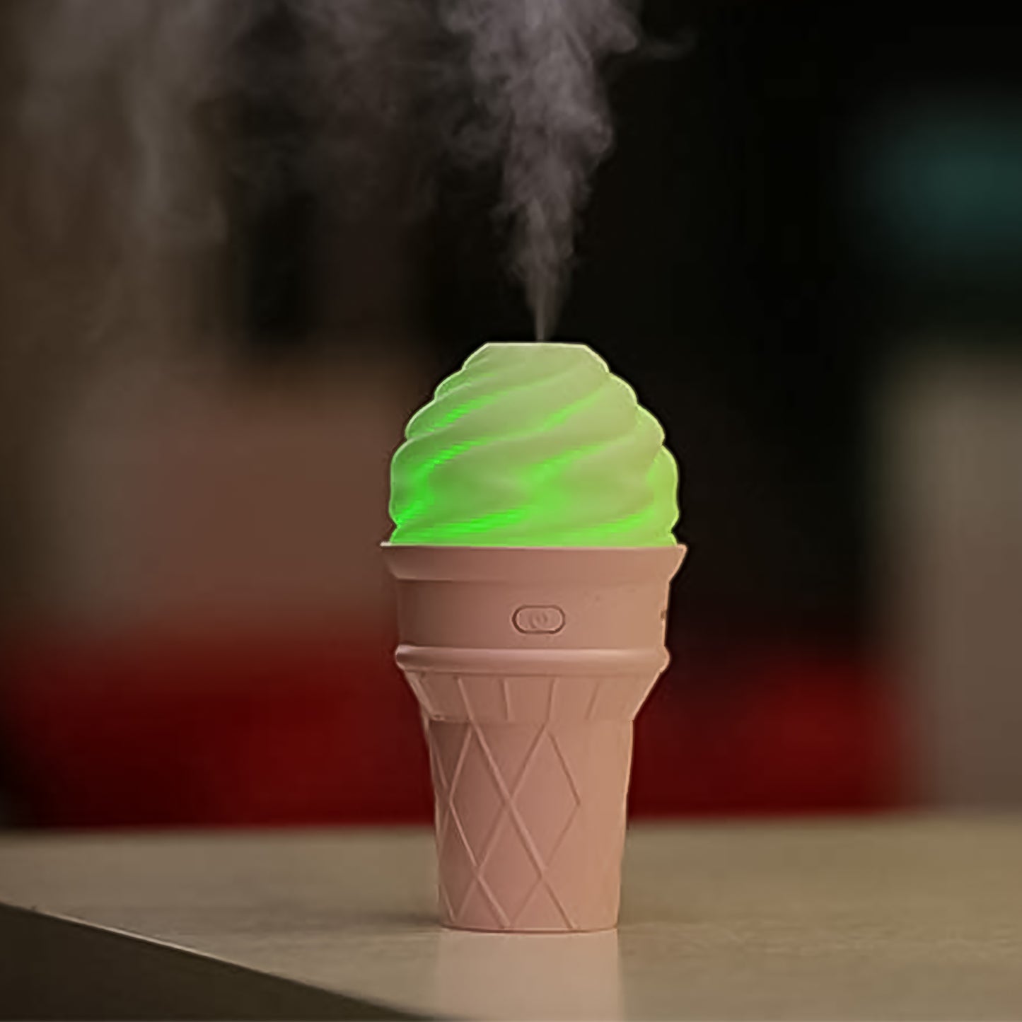 Ice Cream Cone Shape Air Freshener Humidifier (1pc  Cream Color) - Happy Price - Image 4