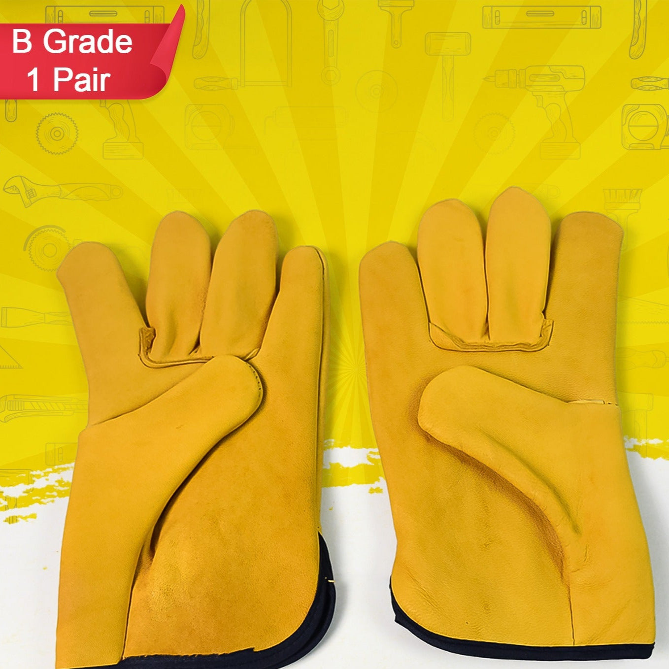 Work Gardening Gloves  (1 Pair  B Grade) - Happy Price - Image 1