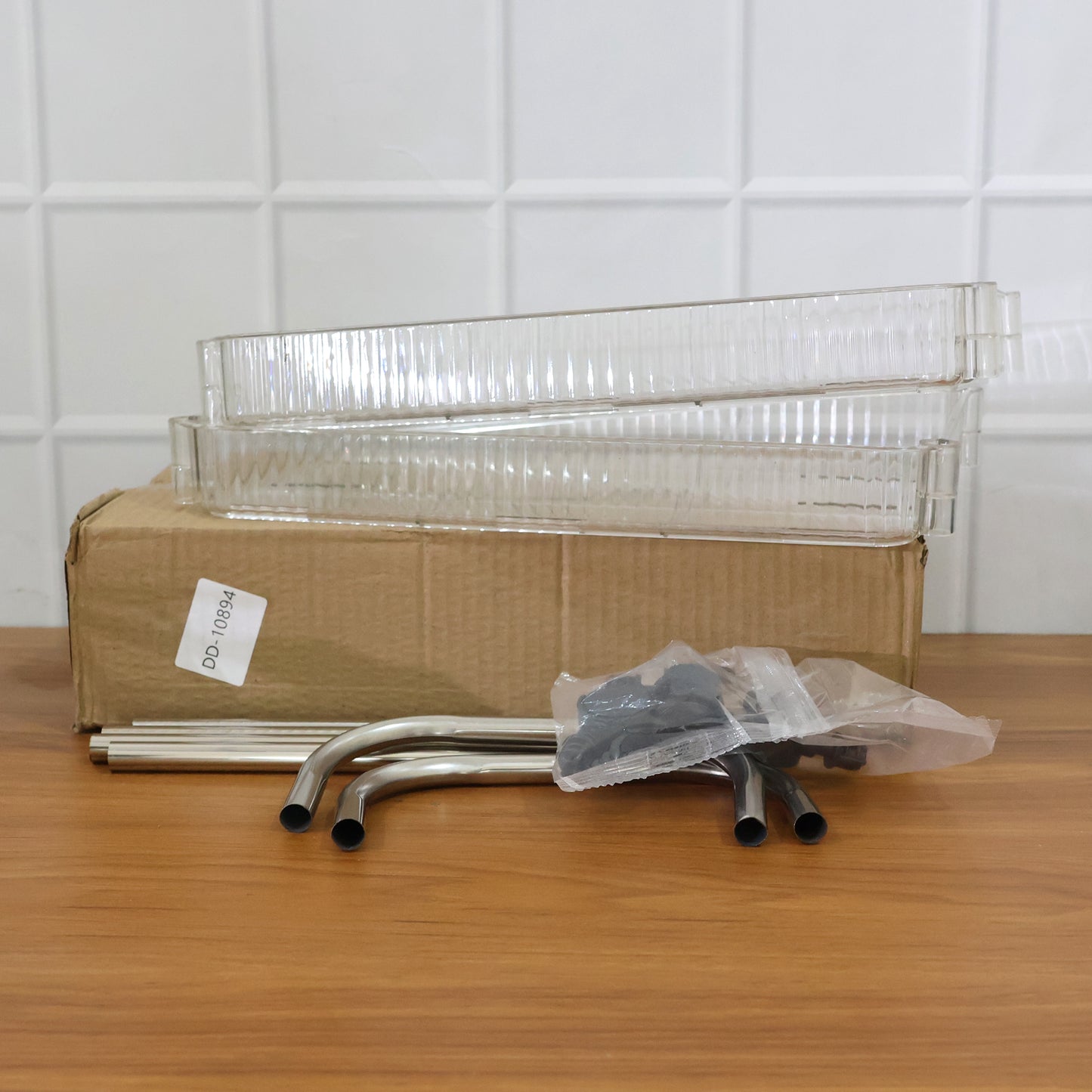 2-Tier Rolling Storage Trolley with Wheels - Multipurpose Organizer Rack (1 Pc) - Happy Price - Image 7