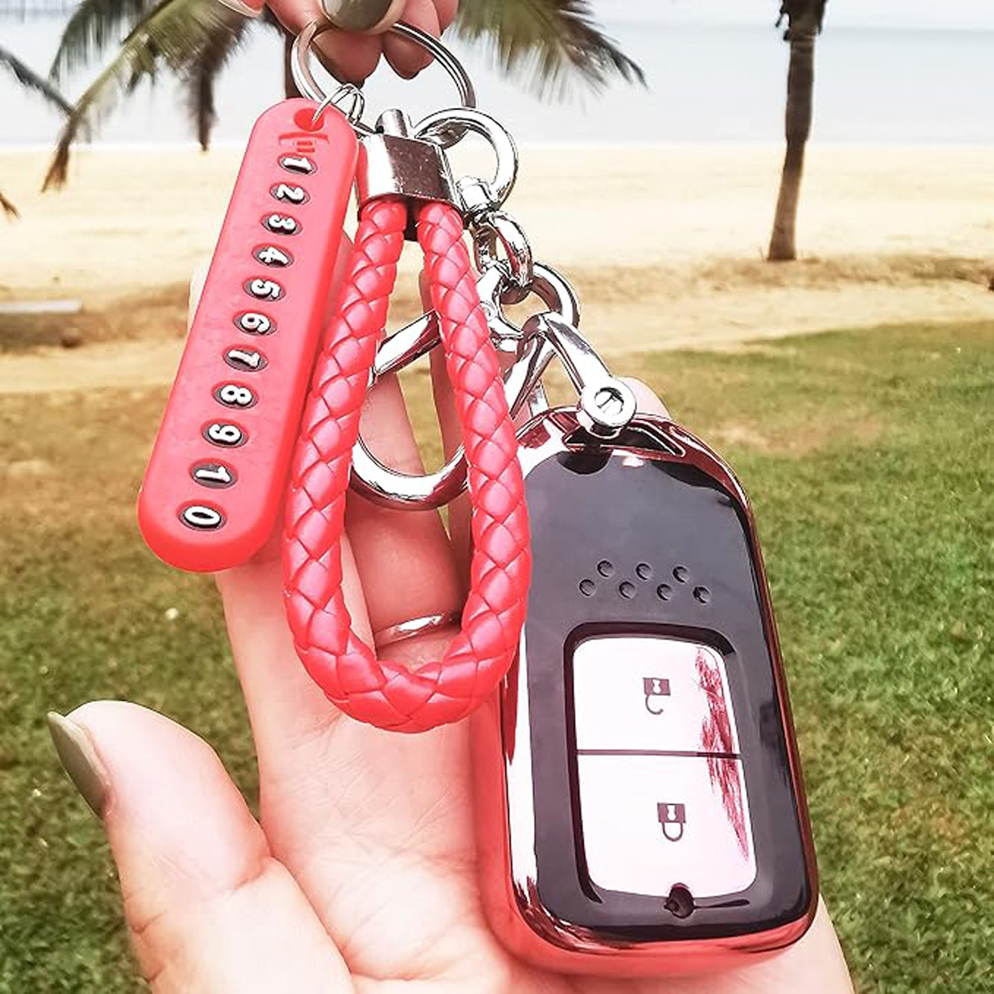Numbered Anti-Lost Keychain for Keys & Bags - 1 Pc - Happy Price - Image 6