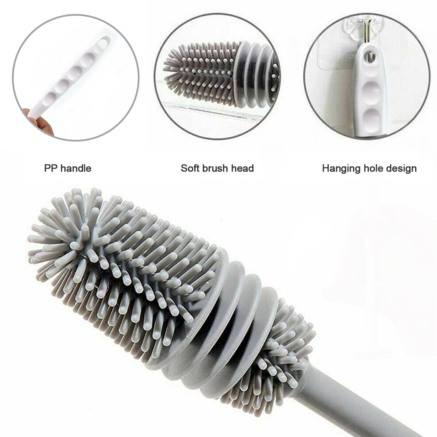 a Bottle Cleaning Brush Usual Fully Types Of Household Room For Cooking Food Purposes For Cleansing - Happy Price - Image 5