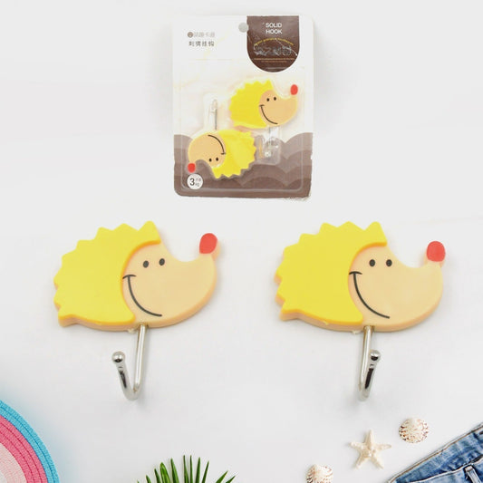 Multipurpose Strong Hook Self-adhesive Hooks For Wall Heavy Plastic Hook Sticky Hook Household For Home  Decorative Hooks Bathroom  All Type Wall Use Hook  Suitable For Bathroom Kitchen Office - Happy Price - Image 1