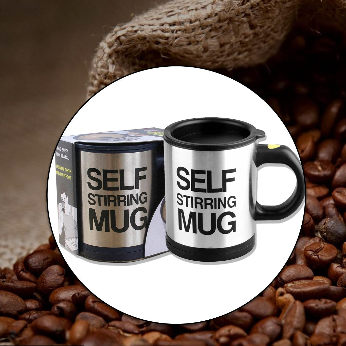 Automatic Self Stirring Coffee Mug for Home & Office - Happy Price - Image 1