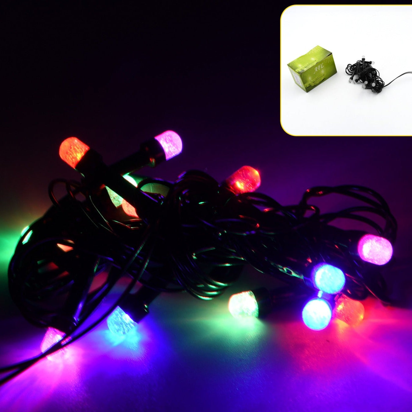 3mtr Home Decoration Diwali  Wedding Led Christmas String Light Indoor And Outdoor Light Festival Decoration Led String Light Multi-color Light 1.4mm (15l 3 Mtr) - Happy Price - Image 1