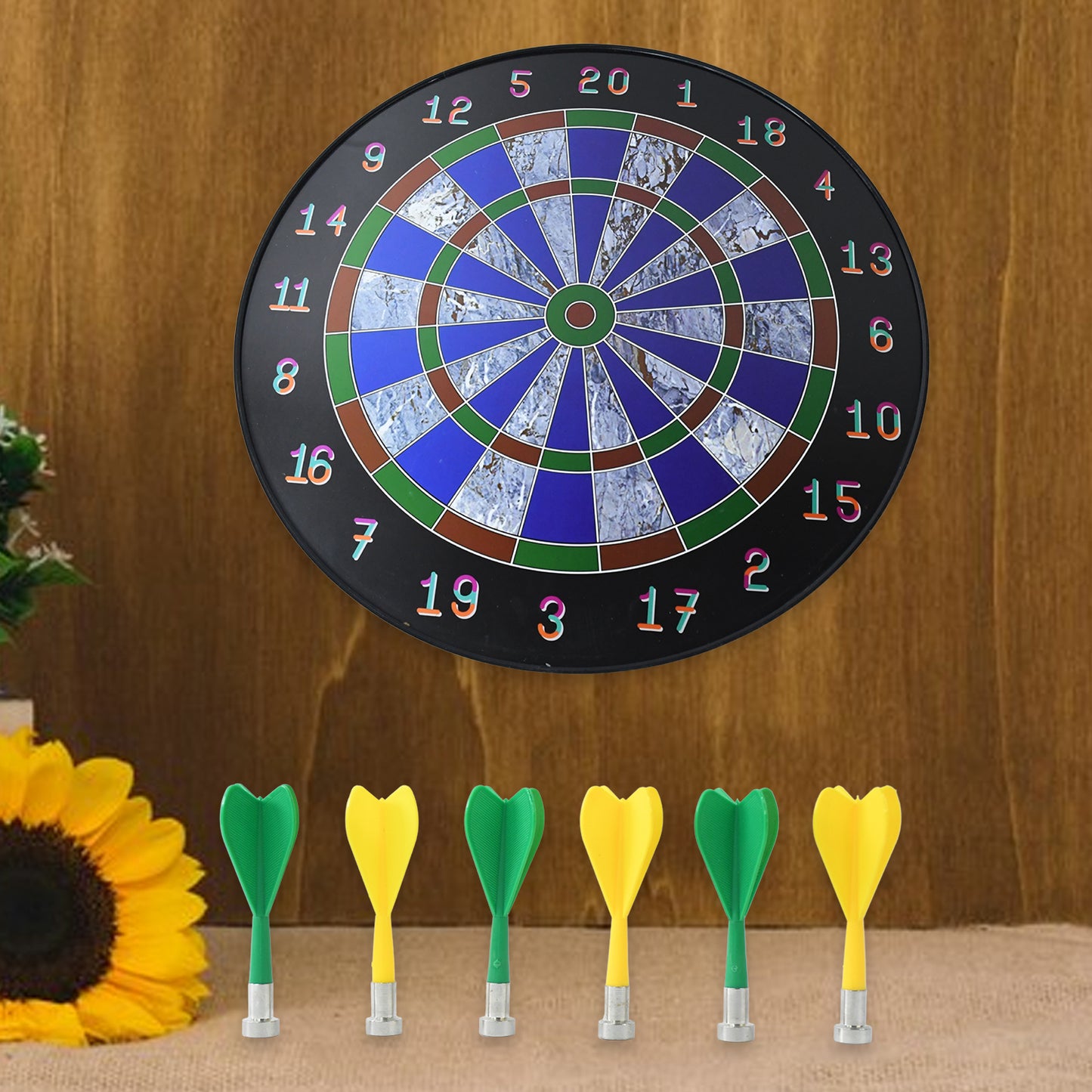 Magnetic Dart Board Game Set With 6 Safe Darts For Kids  Adults - Happy Price - Image 3