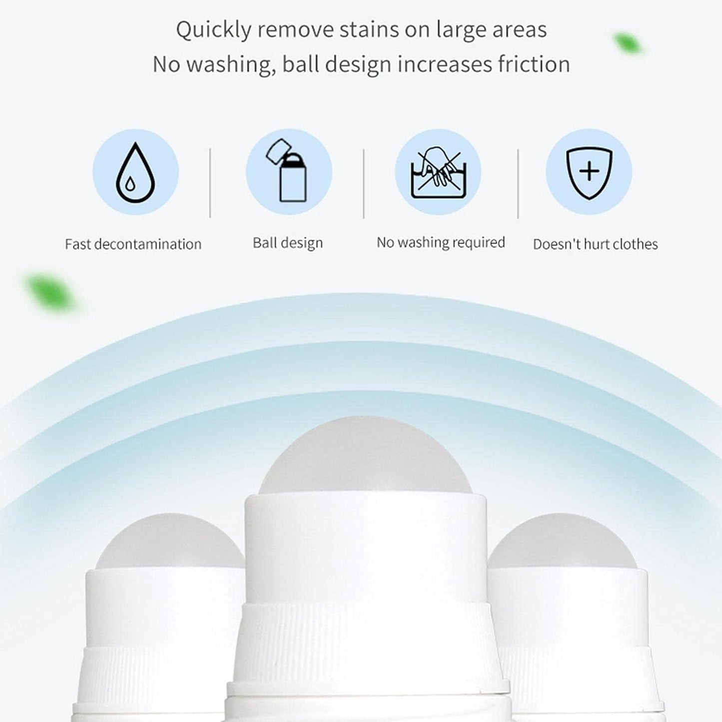 Clothes Stain Remover Bead Design Emergency Stain Rescue Roller-ball Cleaner For Natural Fabric Removes Oil Almost All Types Of Fabrics - Happy Price - Image 4
