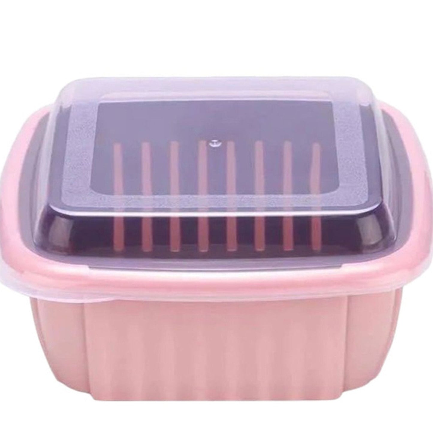 Double Layer Food Drainer Washing Basket With Collapsible Strainers Colander - Happy Price - Image 1