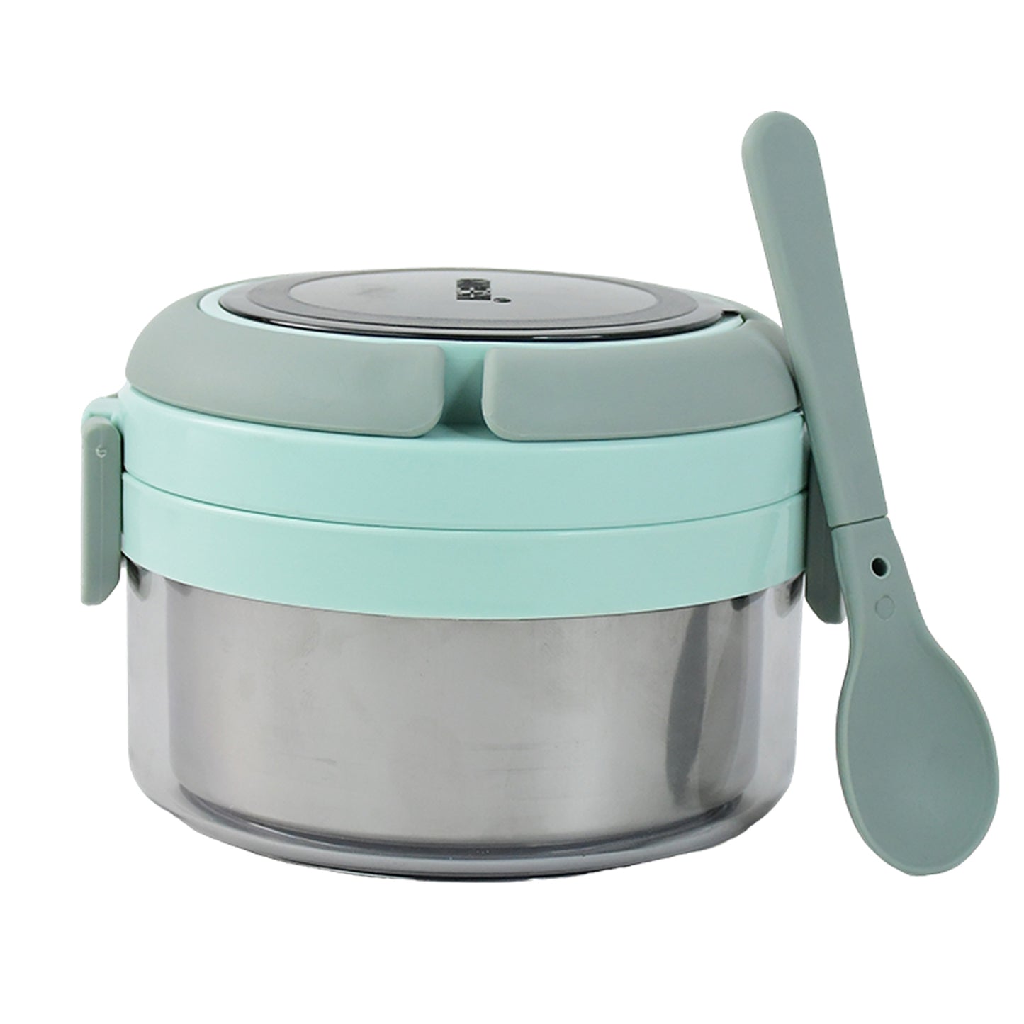 Ganesh Tiara 400ml Stainless Steel Insulated Lunch Box With Leakproof Lid  Folding Spoon - Happy Price - Image 2
