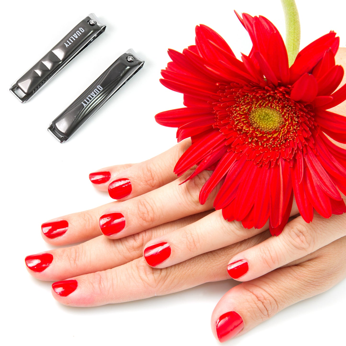 Stainless Steel Folding Nail Clippers with File - 1 Pc - Happy Price - Image 4