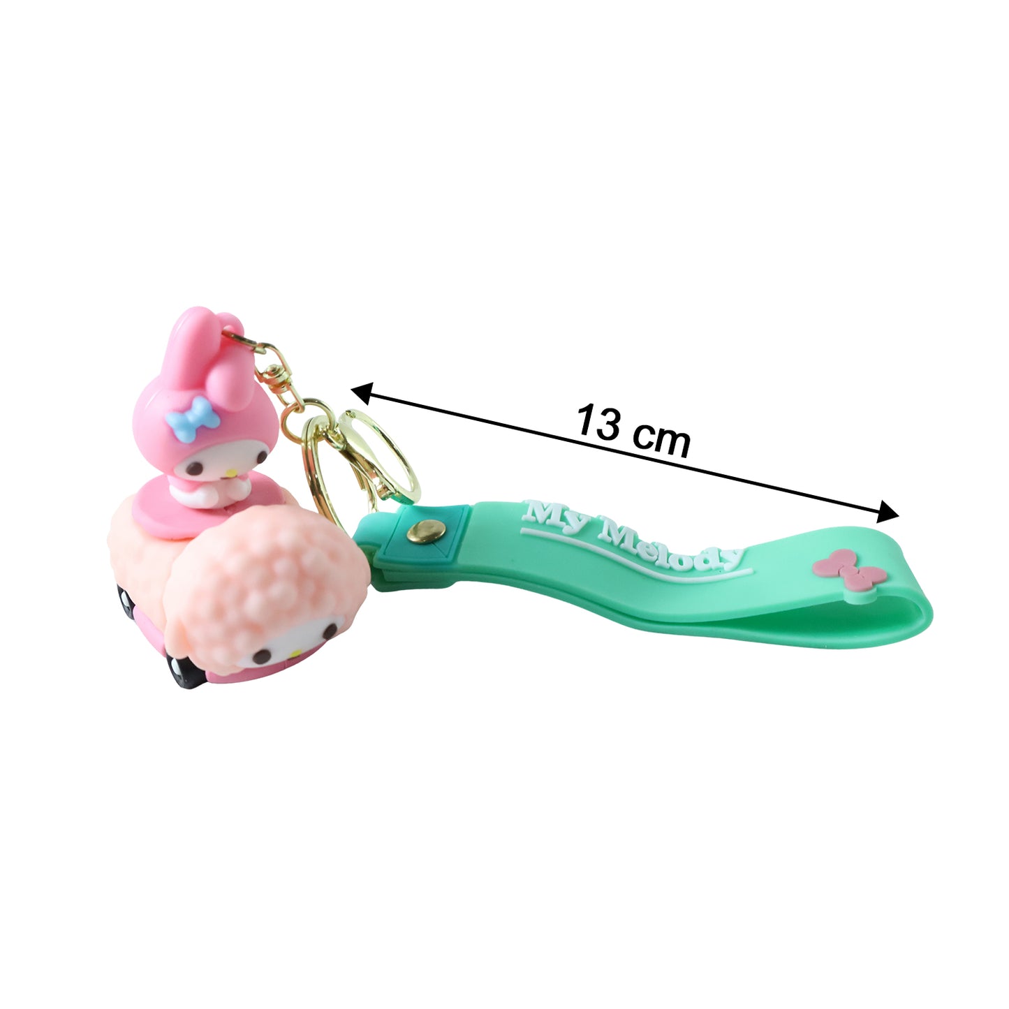 Cute Cartoon Silicone Keychain for Bags & Keys (1 Pc) - Happy Price - Image 5