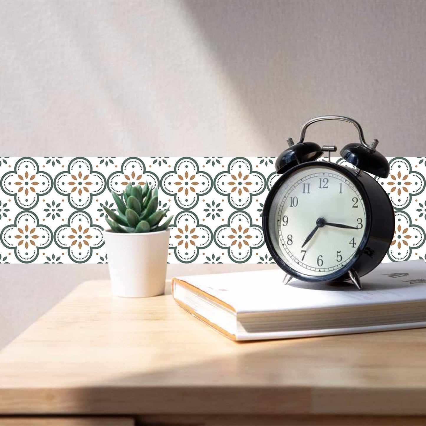 Peel And Stick Floor Tiles Kitchen  Bathroom Backsplash Sticker Detachable Waterproof Diy Tile Stickers For Wall Decoration Tiles Home Decoration (8x8 Inch  1 Pc Tiles) - Happy Price - Image 5