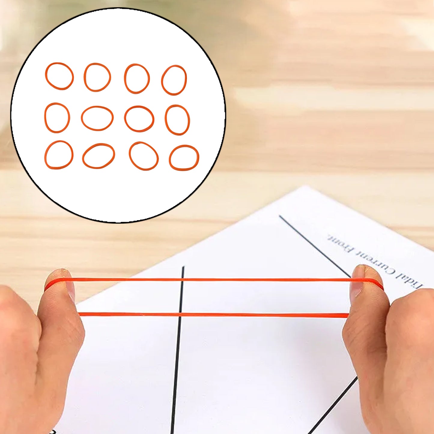 Strong Elastic Rubber Bands - Multipurpose Pack (Approx. 110 Gm) - Happy Price - Image 5